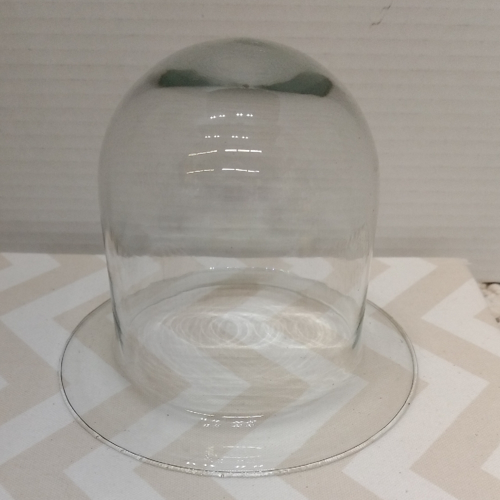 Clear Glass Cloche Dome